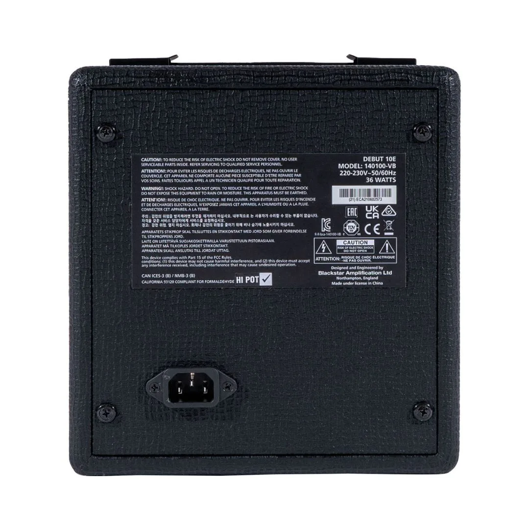 Blackstar Debut 10E Stereo Practice Guitar Amplifier (Black) - Image 4