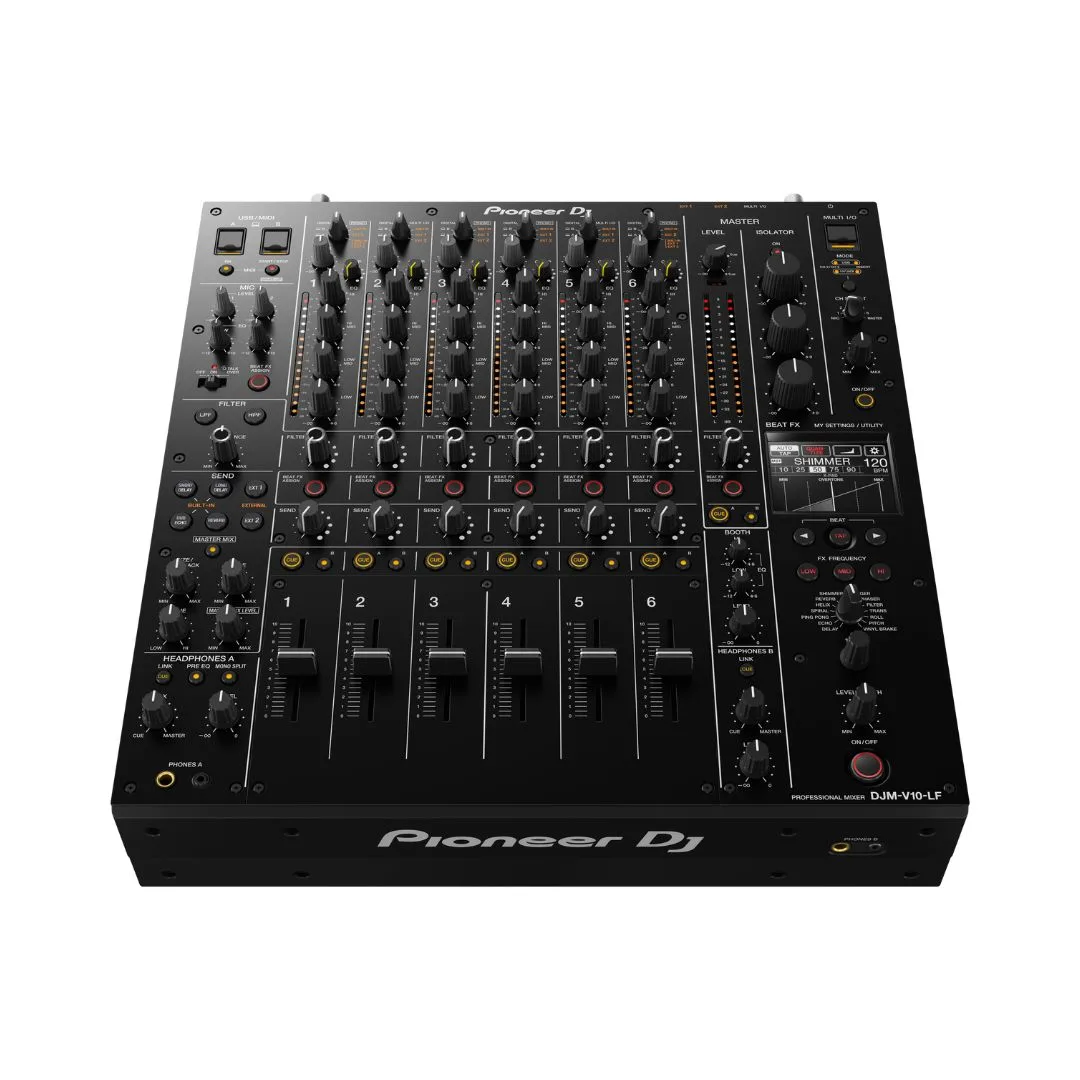 Pioneer DJ DJM-V10-LF 6-Channel Professional DJ Mixer - Image 4