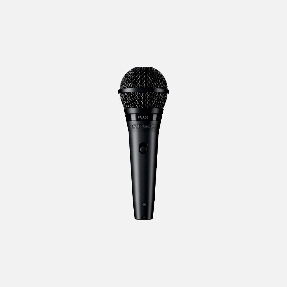 Shure PGA58-XLR Dynamic Vocal Microphone with XLR to XLR Cable