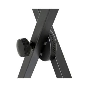 Bespeco BAS25 “X” Shaped Single Keyboard Stand – Black