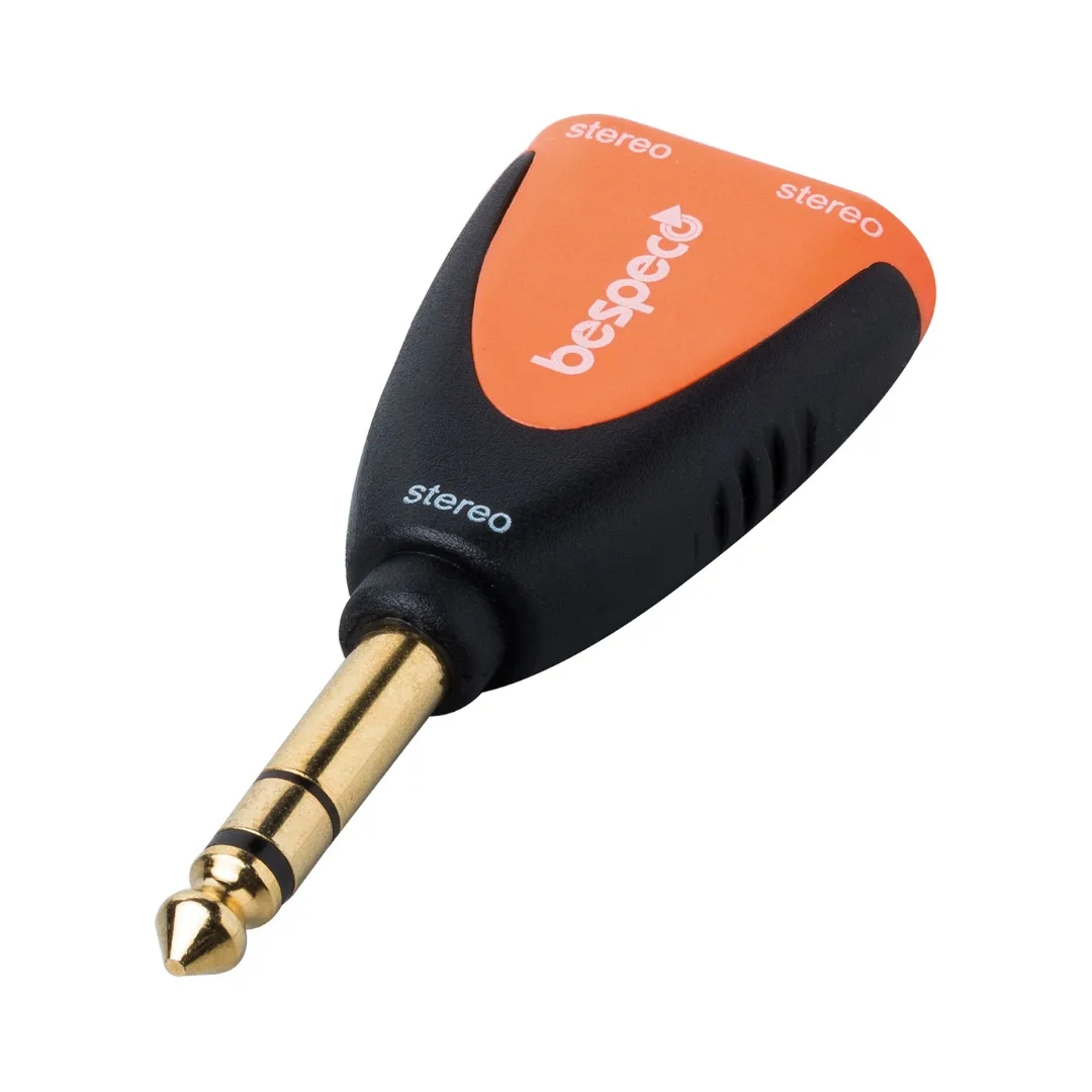 Bespeco – SLAD230 – 6.3mm Stereo Jack to 2 x 3.5mm Stereo Jack Socket - Image 2