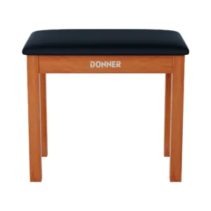 Donner EC2088 Piano Bench Stool with Music Storage Wooden Color