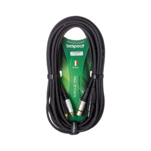 Bespeco EAY2X2R500R 5M 2XLRM to 2RCAM Interlink Cable