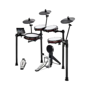 Alesis Nitro Max 8-Piece Electronic Drum Kit with Mesh Heads and Bluetooth