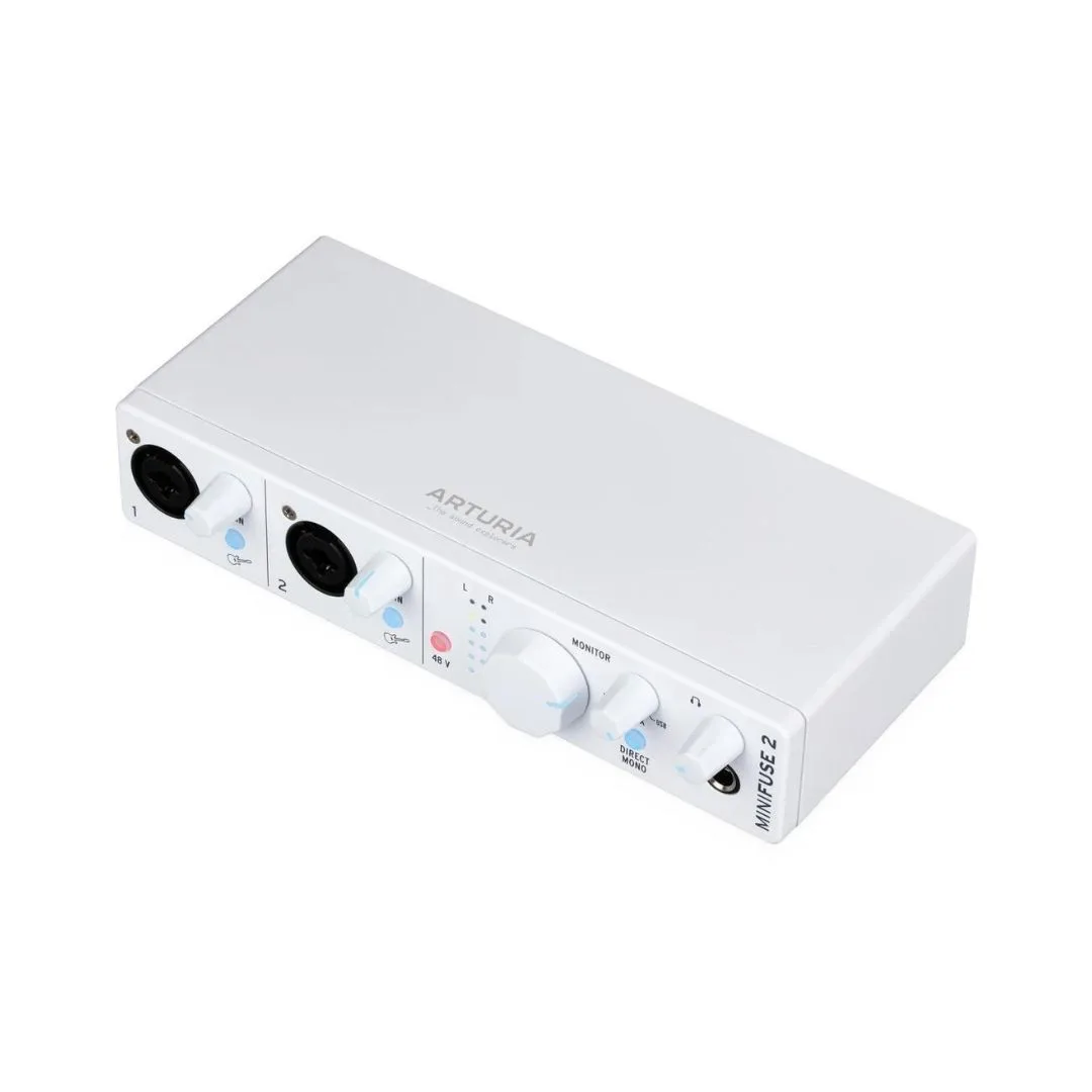 Arturia MiniFuse 2 USB-C Audio Interface (White) - Image 2