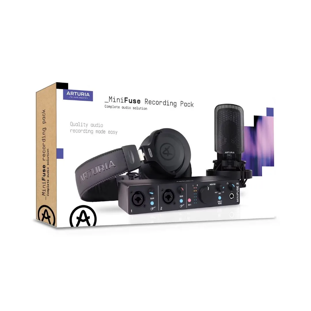 Arturia MiniFuse Recording Pack – Black - Image 6