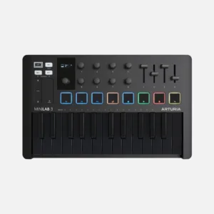 Arturia MiniLab MK3 25-key Midi Keyboard Controller – Deep Black
