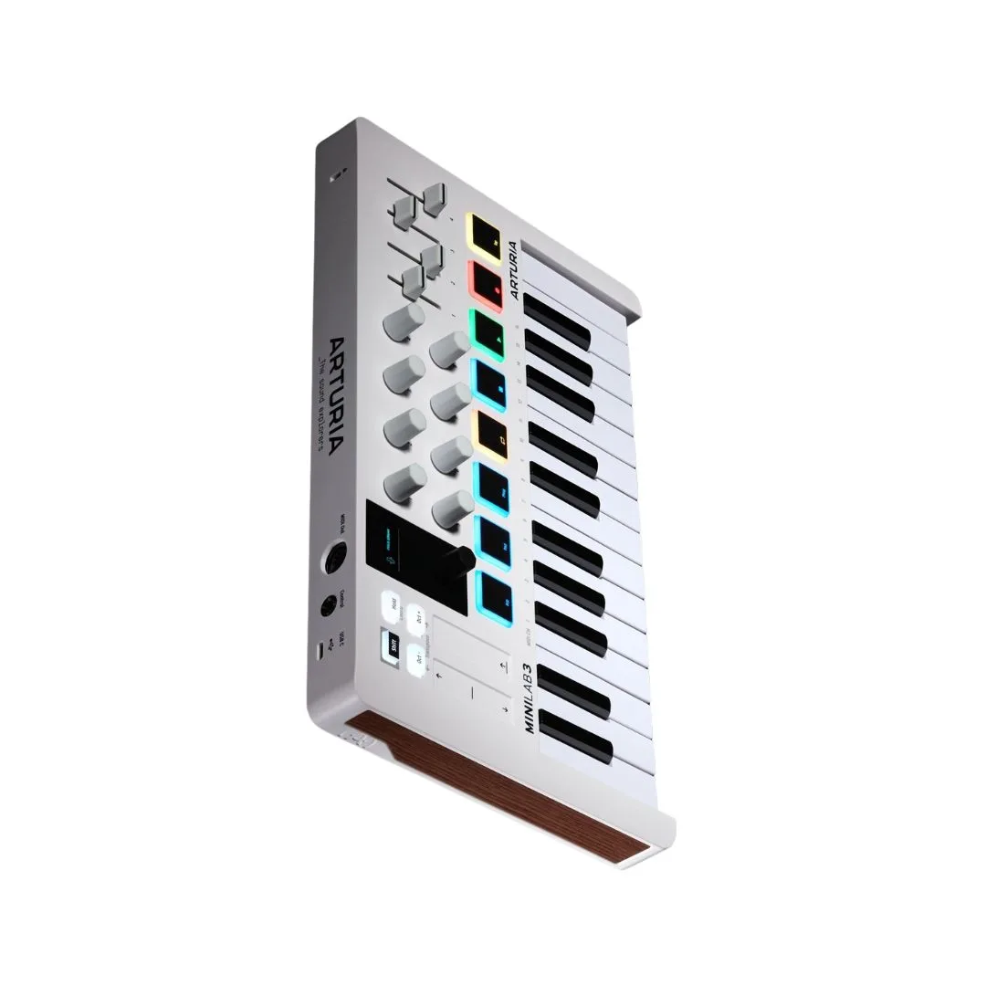 Arturia MiniLab MK3 25-key Midi Keyboard Controller - White - Image 8