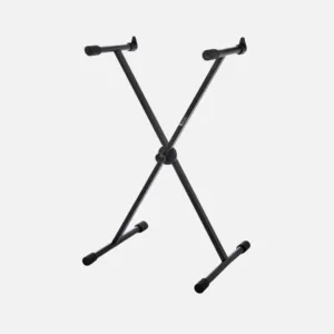 Bespeco BAS25D Disassembled “X” Shaped Single Keyboard Stand – Black
