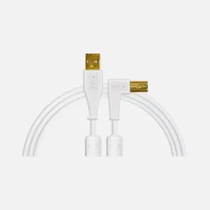 DJ TechTools Chroma Cables USB A to B Angled – White
