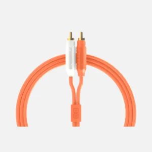 DJTT – Chroma Cables RCA to RCA – (Neon Orange)