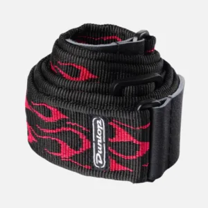 Dunlop D3811RD Flambe Red Guitar Strap