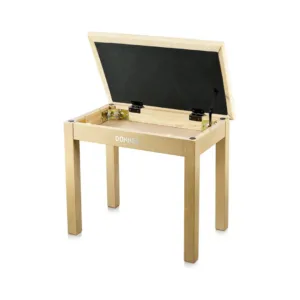 Donner EC6749 Piano Bench Stool with Music Storage Beige Color