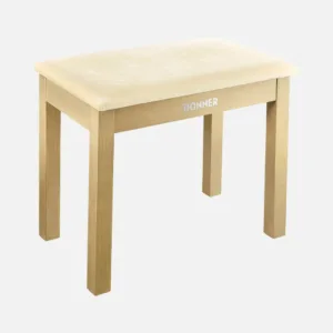 Donner EC6749 Piano Bench Stool with Music Storage Beige Color