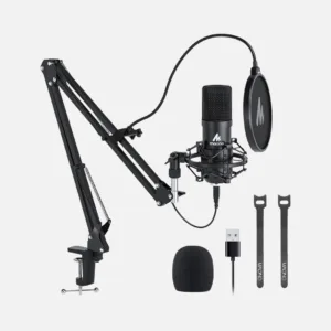 Maono AU-A04 Condenser USB Studio Microphone Kit (Black)