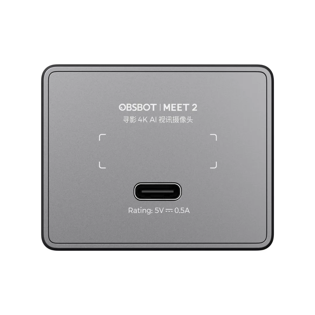 OBSBOT Meet 2 AI-Powered 4K Webcam – Space Grey - Image 3
