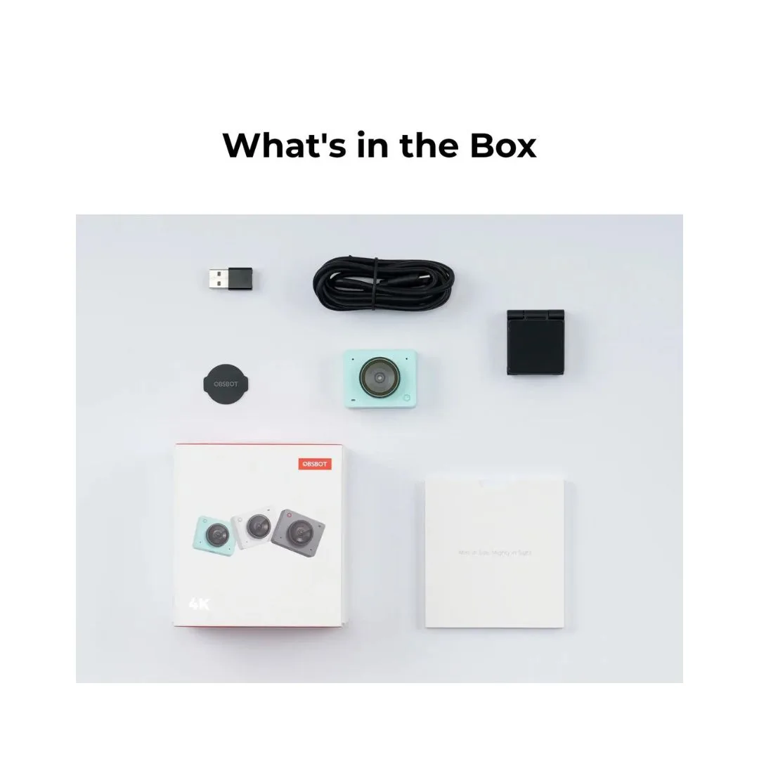 OBSBOT Meet 2 AI-Powered 4K Webcam – Aurora Green - Image 5