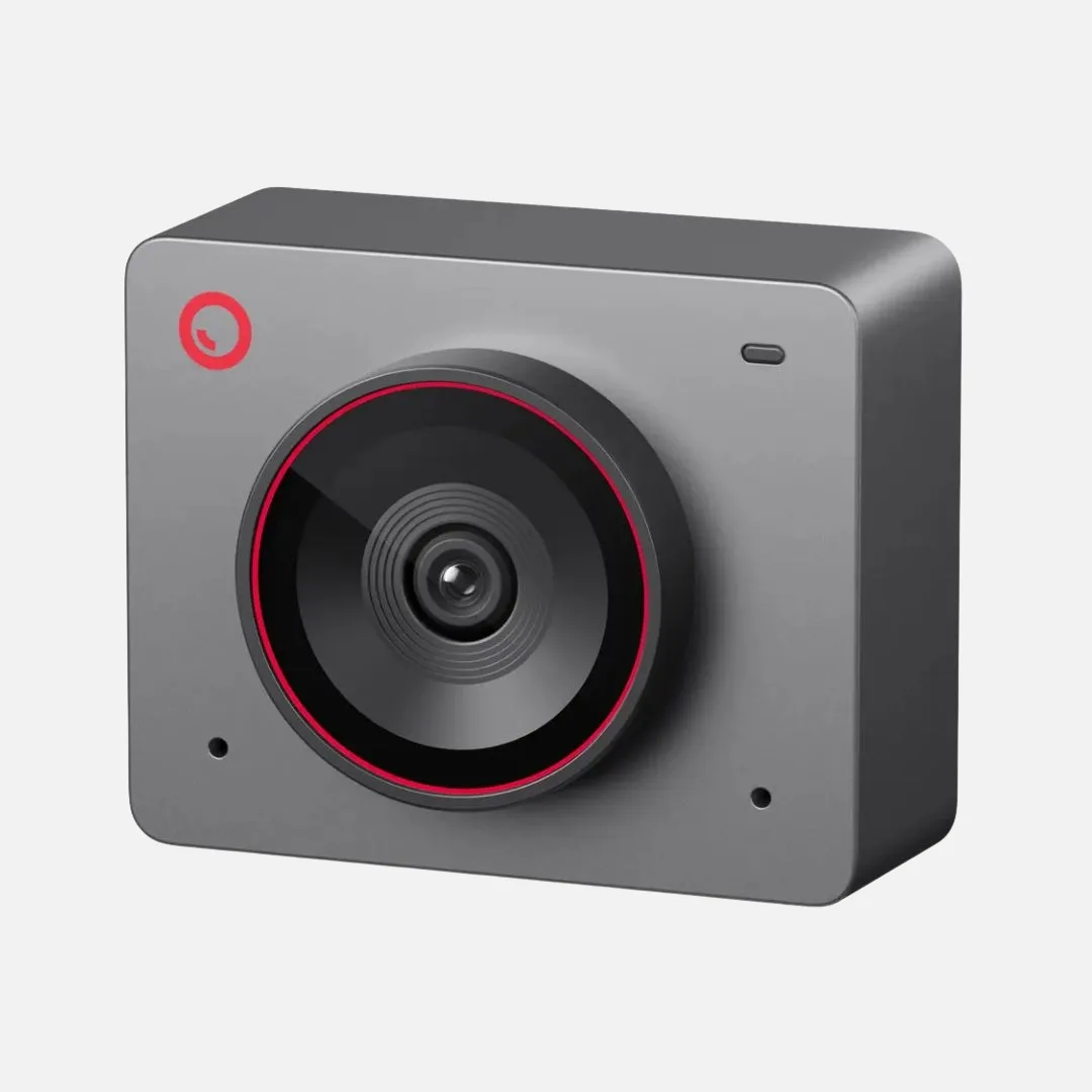 OBSBOT Meet 2 AI-powered 4K webcam in Space Grey, designed for high-quality video streaming and conferencing.