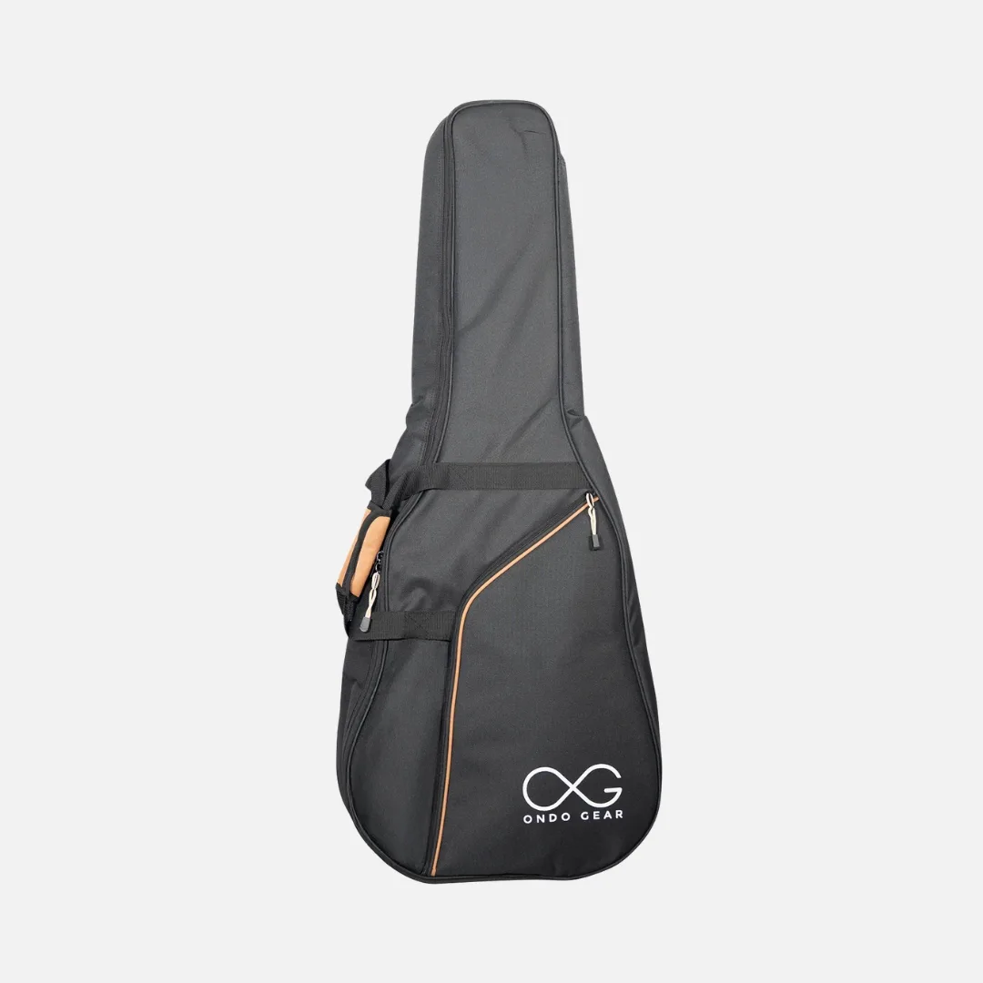 Ondo Gear KA-WG41 padded gig bag for 10mm acoustic guitar, featuring durable material and protective cushioning.