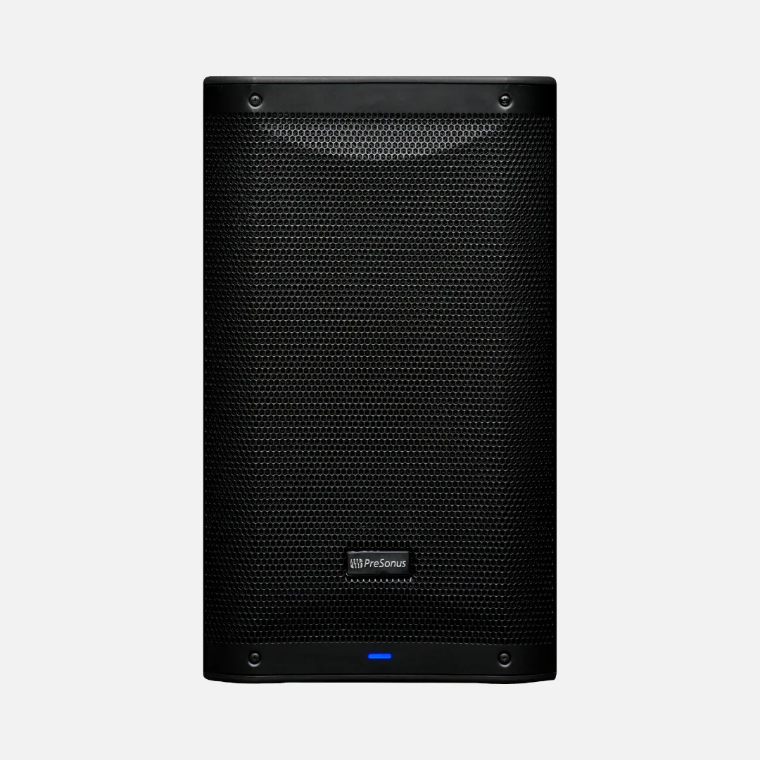 PreSonus AIR10 powered speaker with a 10-inch driver, delivering 1200W of sound for professional audio applications.
