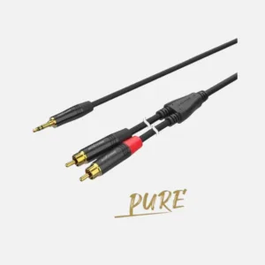 RoxTone PACC150L3 Pure Series AUX to 2RCA 3M Audio Cable