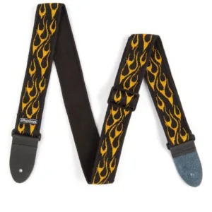 Dunlop D3811OY Flambe Orange/Yellow Guitar Strap