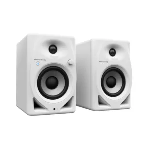 Pioneer DJ DM-40D-BT 4-inch DJ Monitor Speakers with Bluetooth – White