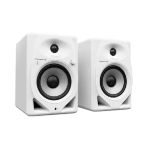Pioneer DJ DM-50D-BT 5-inch DJ Monitor Speakers with Bluetooth – White