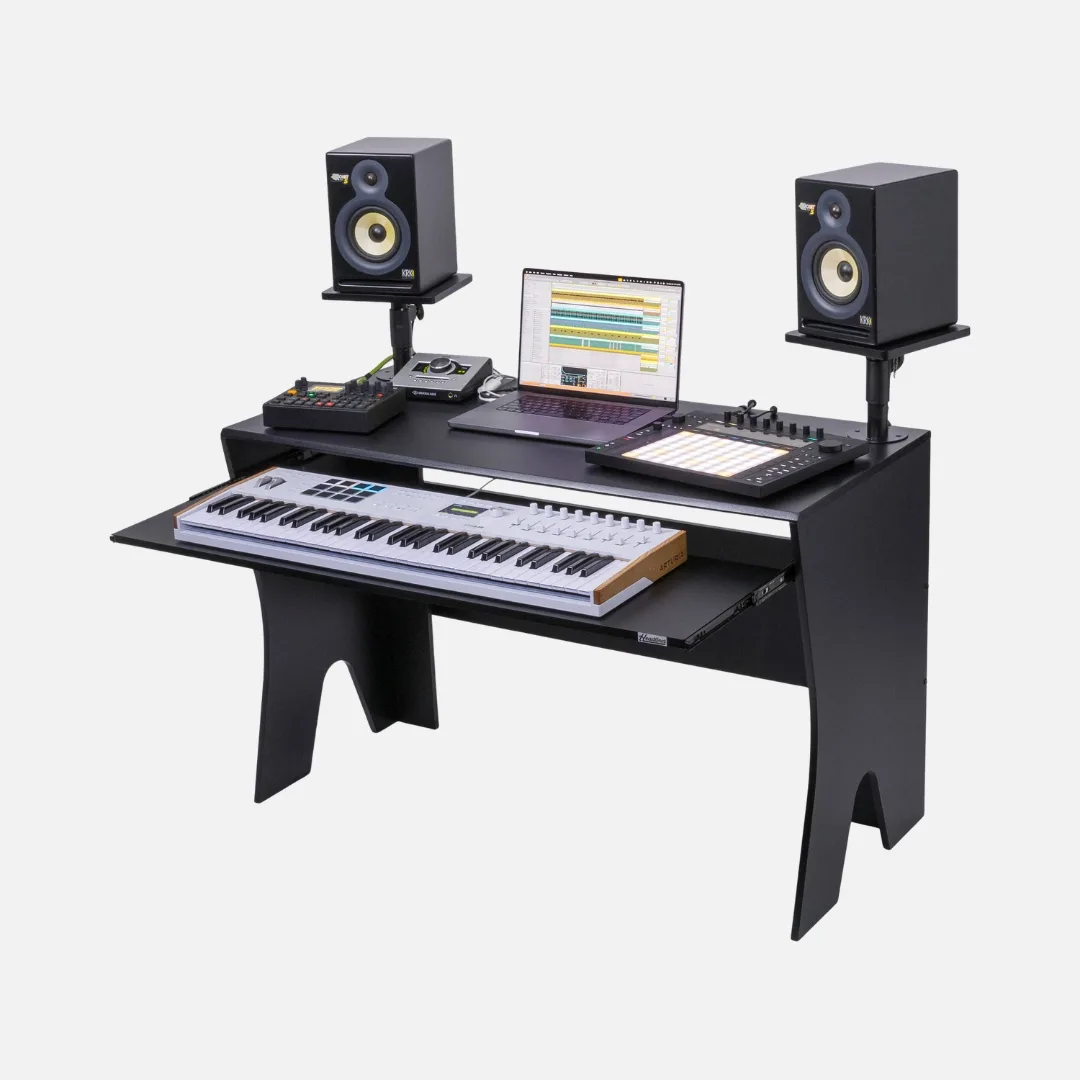 Headliner Melrose Production Desk HL24010, featuring a sleek design and ample workspace for creative projects and production tasks.