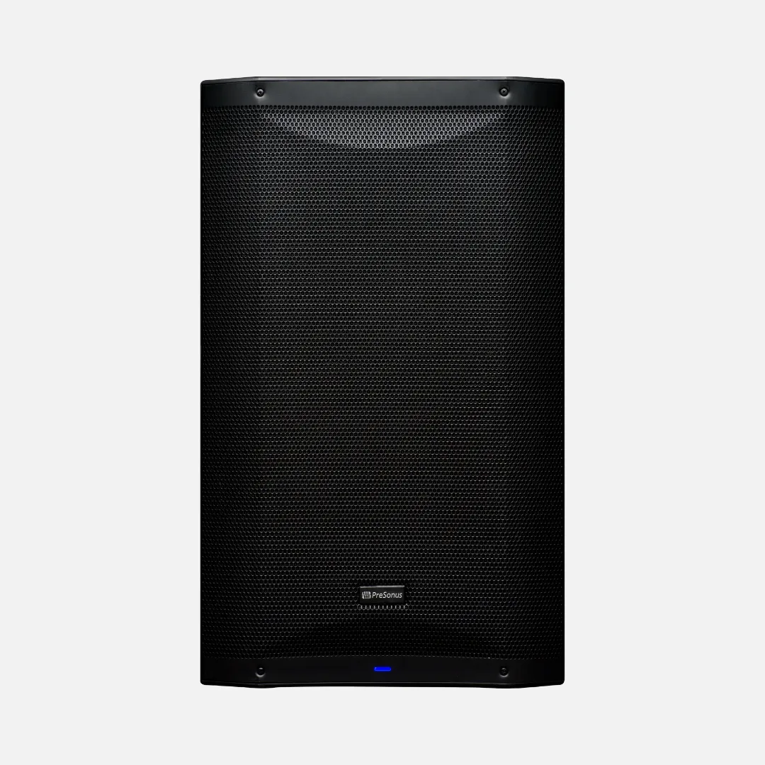 PreSonus AIR15 powered speaker with a 15-inch driver, delivering 1200W of sound for professional audio applications.