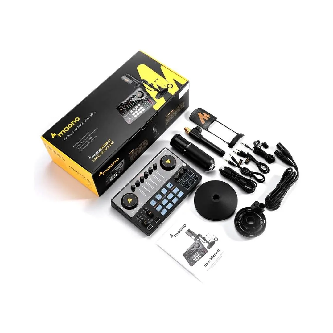 MaonoCaster AME2A All in One Podcast Audio Interface Bundle - Image 3