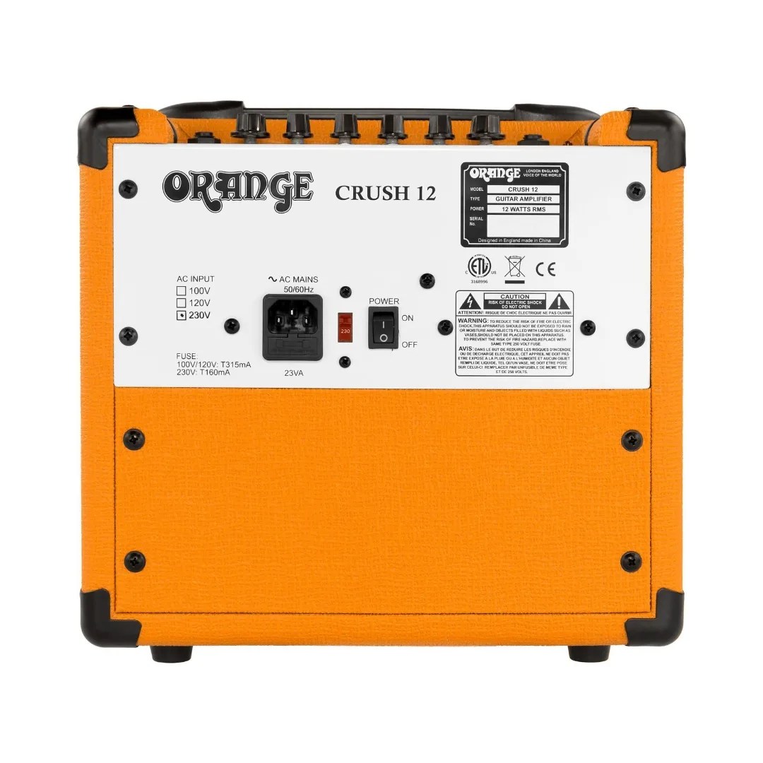 Orange Crush 12 12W 1×6 Combo Guitar Amplifier – Orange - Image 6